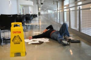 A slip and fall accident at a Richmond, Virginia business. 