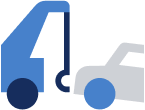 car evacaution towing icon