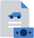 car policy auto insurance icon