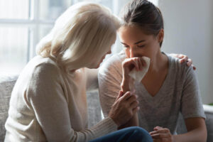 Daughter grieving on the loss of her father